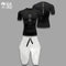 T-Shirt Nera - Scritta Bianca - Pantalone Bianco